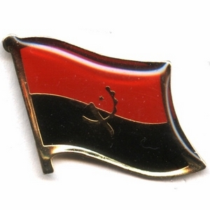 Angola flag pins
