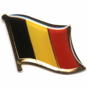 Belgium flag pins