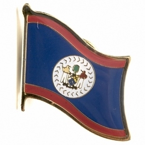 Belize flag pins