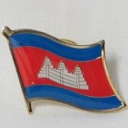 Cambodia Flag Pins