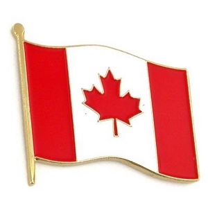 Canada flag lapel pin