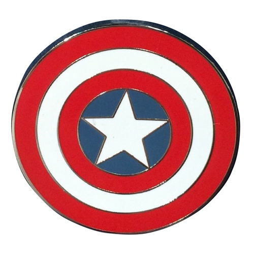 Captain America lapel pin