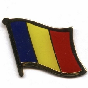 Chad flag pins