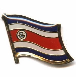 Costa Rica flag pins