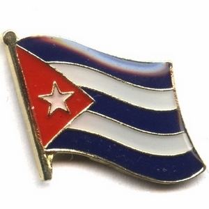 Cuba flag pin