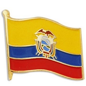 Ecuador flag pins