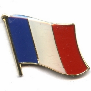 France & French flag pins