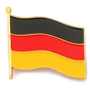 German flag pin