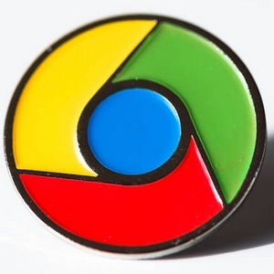 Google Chrome lapel pins