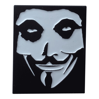 Guy Fawkes mask pin