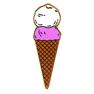 Ice cream lapel pins