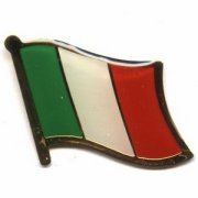 Italy & Italian Flag Pins