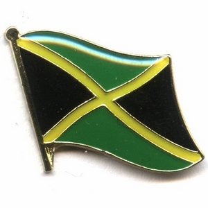 Jamaica flag pins