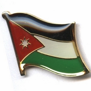 Jordan flag pins