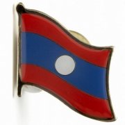 Laos Flag Lapel Pins