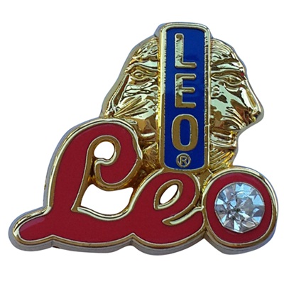 Leo club pins