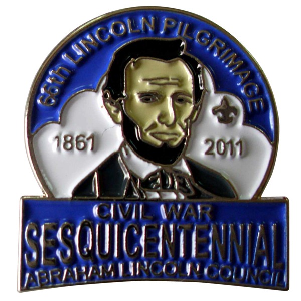 Lincoln pilgrimage pins