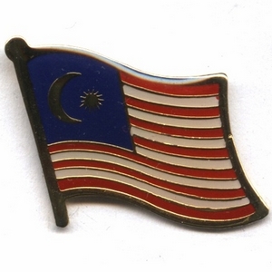 Malaysia flag pins