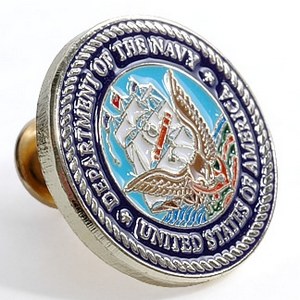 Navy lapel pin