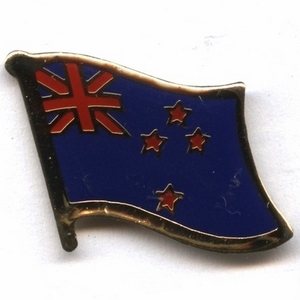 New Zealand flag pin