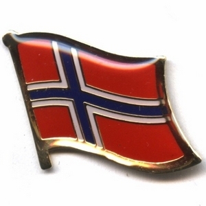 Norway flag pins