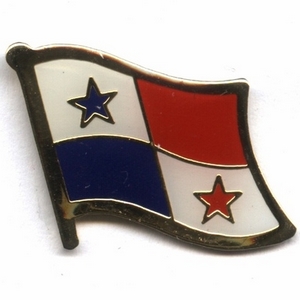 Panama flag pins