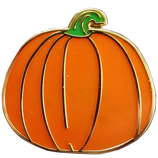 pumpkin lapel pins