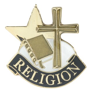 religious lapel pin