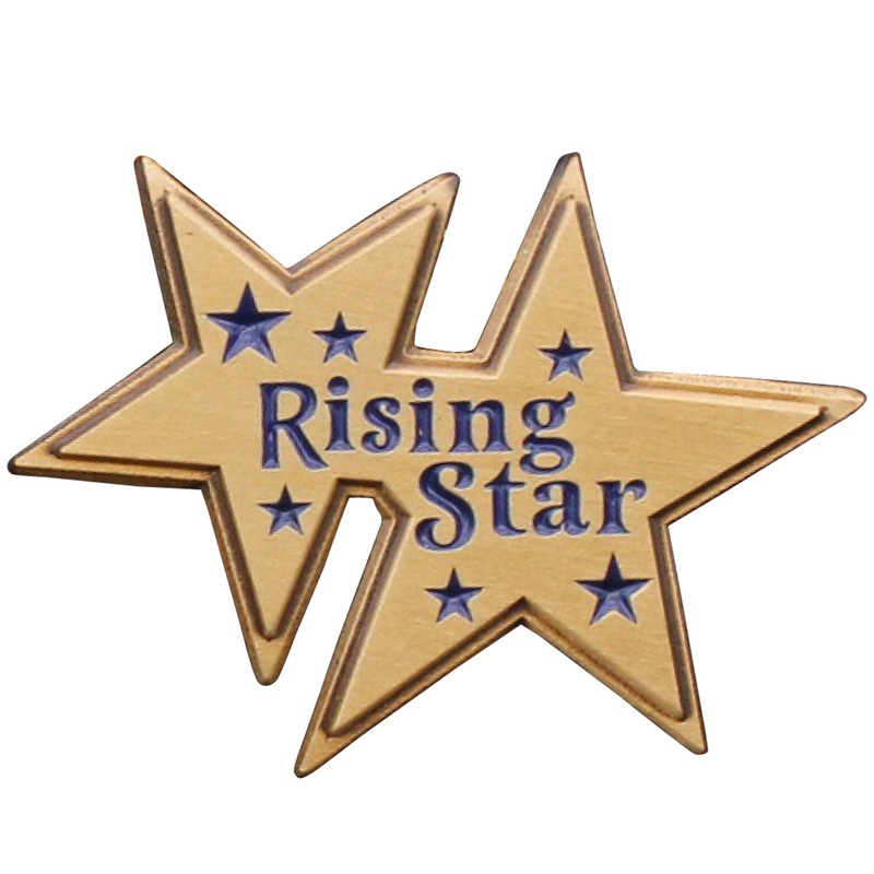Rising Star pins