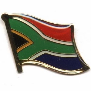 South Africa flag pins