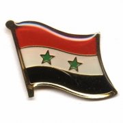 Syrian flag lapel pins