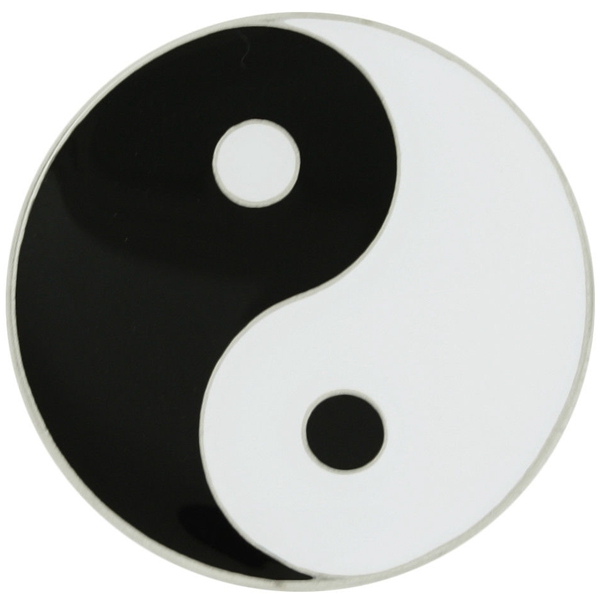 Taoism Yin Yang lapel pins