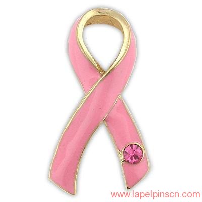 pink ribbon lapel pins