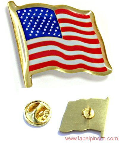 US flag pin