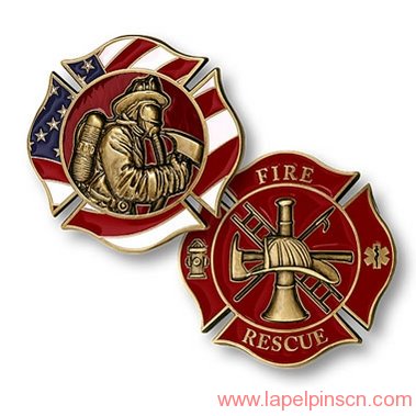 firefighter challenge coins