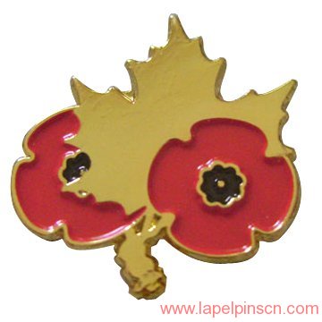 Canada maple leaf lapel pin