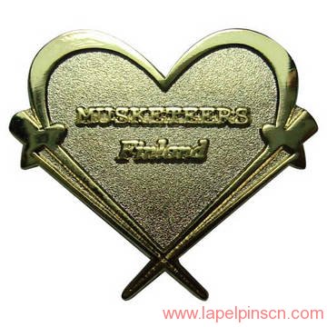 heart lapel pin