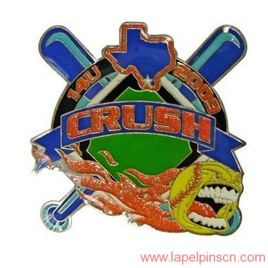 youth baseball trading pin