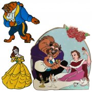 Beauty And The Beast Enamel Pins