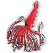 Custom Squid Enamel Pins