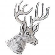 Deer Head Lapel Pins