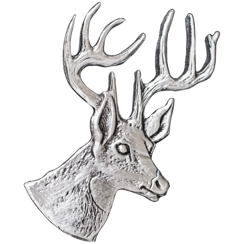 deer head lapel pins