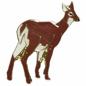 deer lapel pin