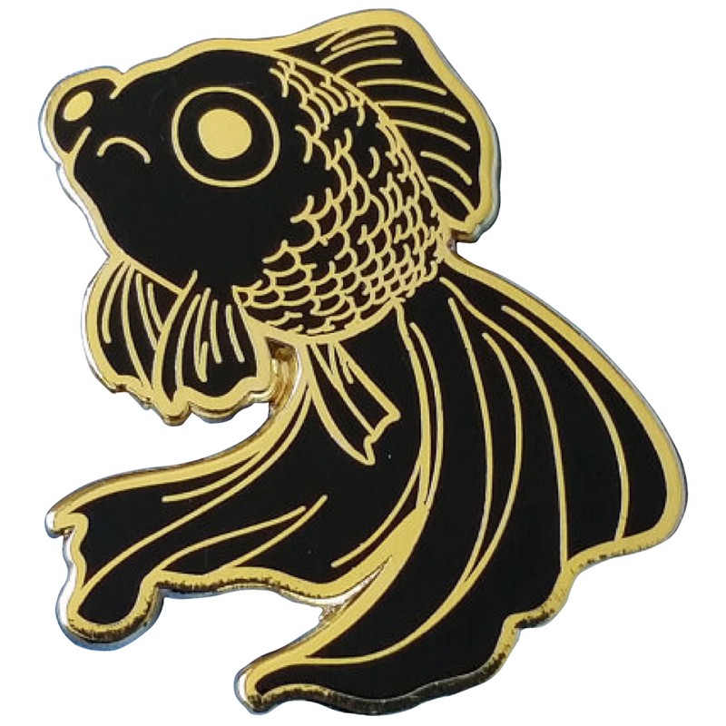 goldfish lapel pins