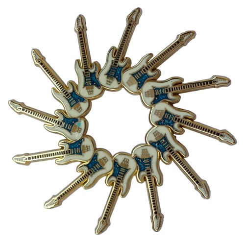 guitar lapel pins