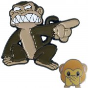 Monkey Lapel Pins