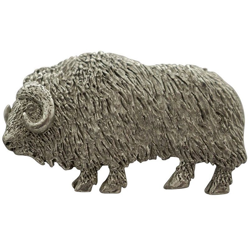 musk ox lapel pins