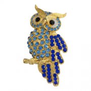 Owl Rhinestone Pins