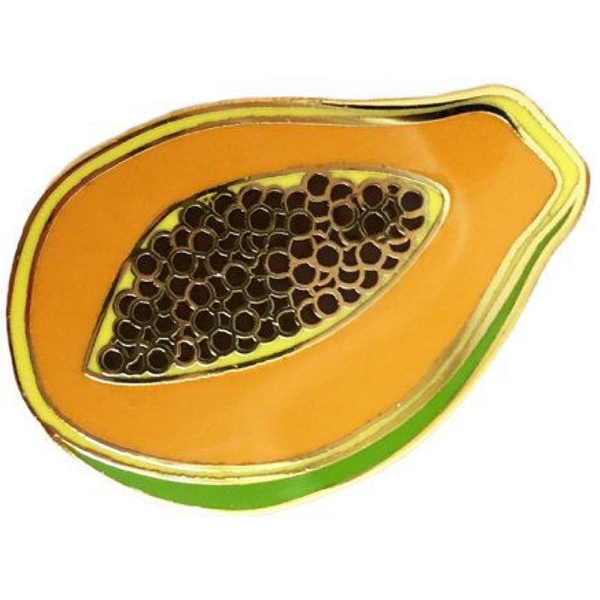 papaya lapel pins