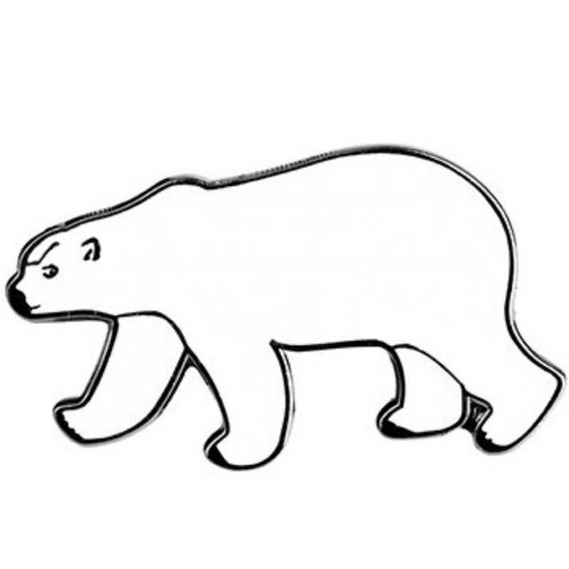 polar bear lapel pin